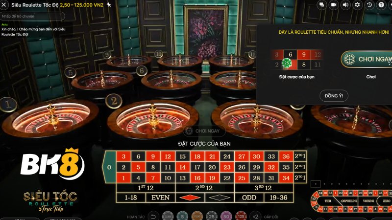 Game bài Roulette - Chơi bàn quay chuẩn Châu Âu tại BK8 1 Giới thiệu chung về game bài roulette