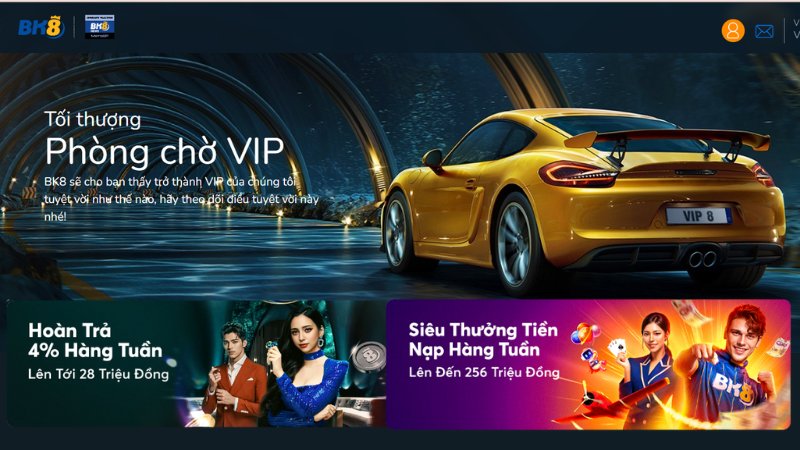 BK8 | Thương hiệu cá cược uy tín lâu đời số #1 tại châu Á 18 Ưu đãi VIP đẳng cấp