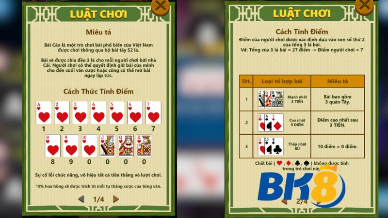 Game bài cào - Luật chơi và bí quyết thắng lớn tại BK8 2 Xếp hạng bài và cách xử lý khi bằng điểm